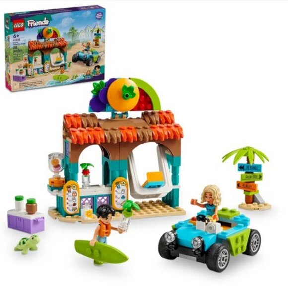 New Sealed Lego Friends Beach Smoothie Stand Play Food 42625 Retiring Set - Picture 1 of 8